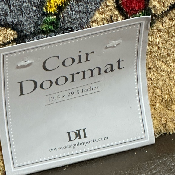 NWT - BRAND NEW! Coir Doormat - Meowy Christmas - Picture 2 of 3